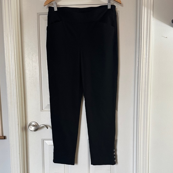 Chico's Pants - Chicos perfect stretch black ankle pants size 10